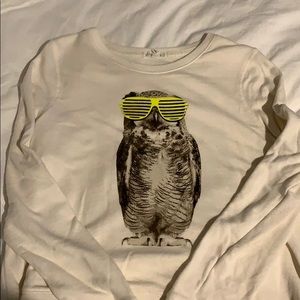 Owl crew neck sweatshirt
